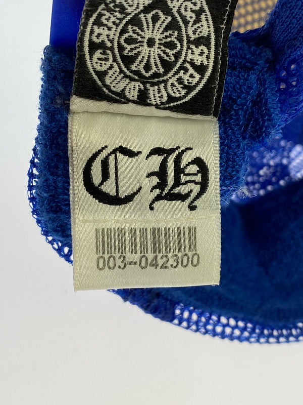 【中古品】【メンズ/レディース】 CHROME HEARTS クロムハーツ TRUCKER CAP 90'S初期白タグ トラッカーキャップ 帽子  190-241117-em-10-min カラー：ブルー／ホワイト 万代Net店