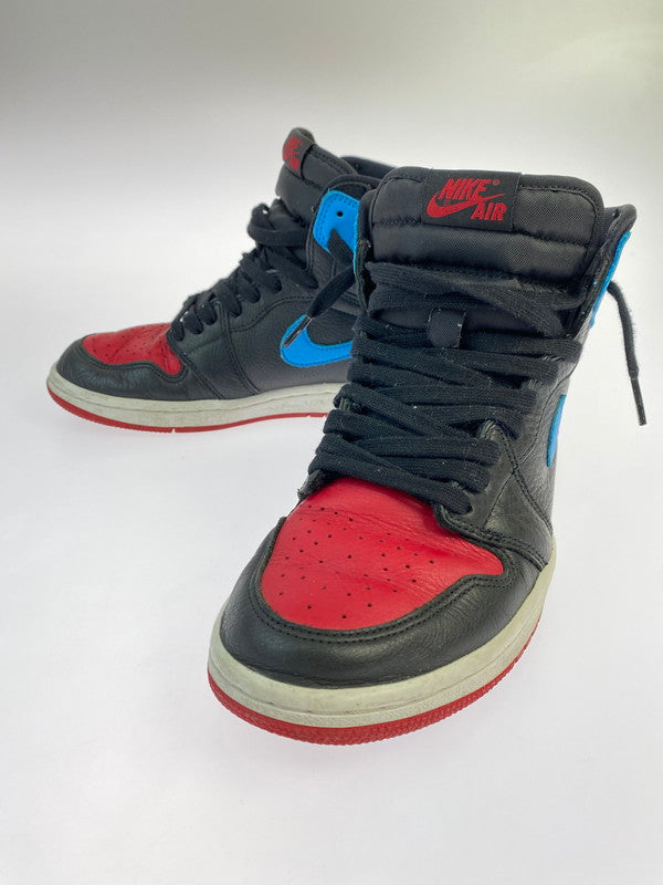 【現状渡し品】【メンズ】 NIKE ナイキ WOMEN’S AIR JORDAN 1 HIGH OG UNC TO CHICAGO CD0461‐046 ウィメンズ エアジョーダン1 ハイ OG UNC トゥ シカゴ スニーカー 靴 160-241117-em-13-min サイズ：26 カラー：ブラック 万代Net店