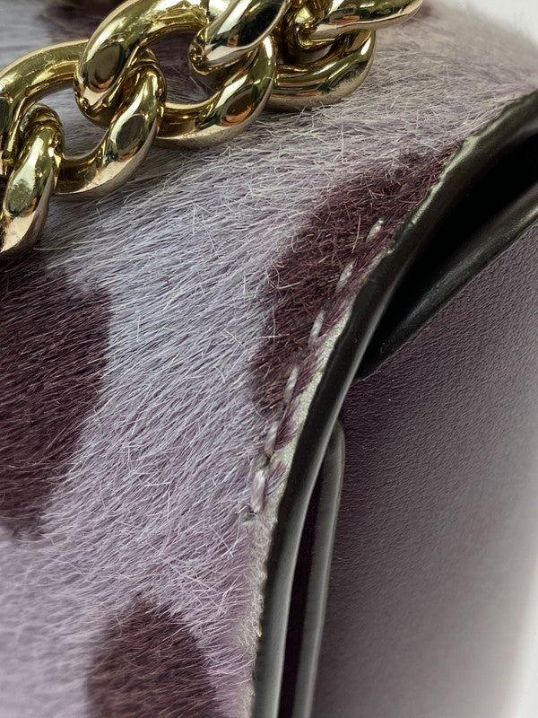 【LIFTる。景品】【現状渡し品】【レディース】 Kate Spade ケイトスペード ツイストロック ショルダーバッグ ヒョウ柄 レディース バッグ 188-241117-em-01-min カラー：パープル系（ヒョウ柄） 万代Net店