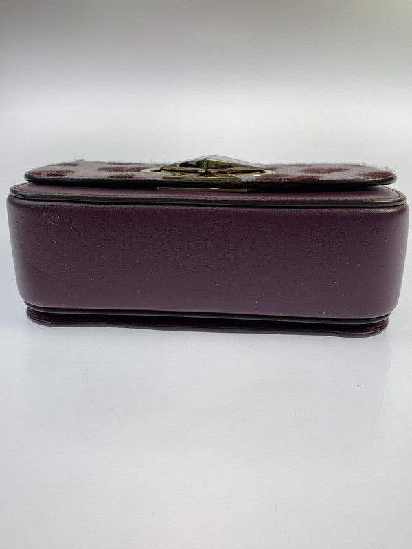 【LIFTる。景品】【現状渡し品】【レディース】 Kate Spade ケイトスペード ツイストロック ショルダーバッグ ヒョウ柄 レディース バッグ 188-241117-em-01-min カラー：パープル系（ヒョウ柄） 万代Net店