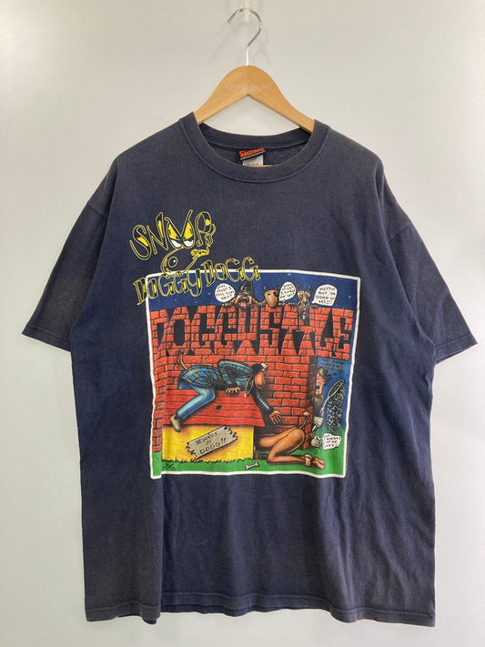 【中古品】【メンズ】  DEATH ROW デス・ロウ c2006 SNOOP DOGG DOGGYSTYLE TEE Tシャツ トップス 146-241117-ks-45-min サイズ：XL カラー：パープル系 万代Net店