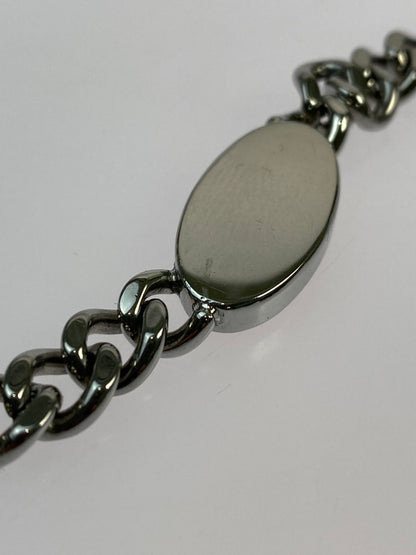 【中古品】【メンズ/レディース】 DIESEL ディーゼル LOGO CHAIN SILVER NECKLACE DX1446040 ロゴ チェーン シルバー ネックレス  192-241117-em-17-min カラー：シルバー 万代Net店