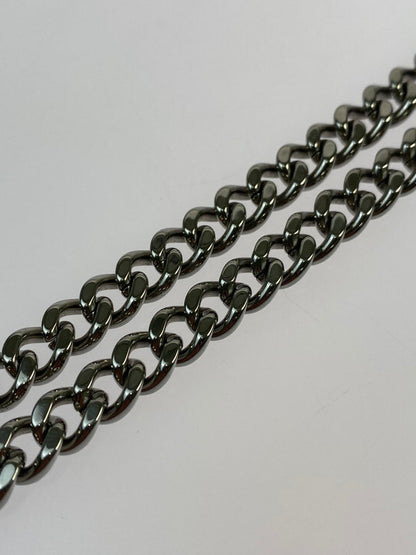 【中古品】【メンズ/レディース】 DIESEL ディーゼル LOGO CHAIN SILVER NECKLACE DX1446040 ロゴ チェーン シルバー ネックレス  192-241117-em-17-min カラー：シルバー 万代Net店