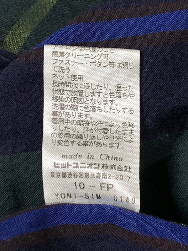 【中古品】【レディース】 FRED PERRY フレッドペリー PANELLED WOVEN SHIRT DRESS F8515 パネル切替シャツドレス 170-241121-yn-15-min サイズ：UK10 カラー：ネイビー他 万代Net店