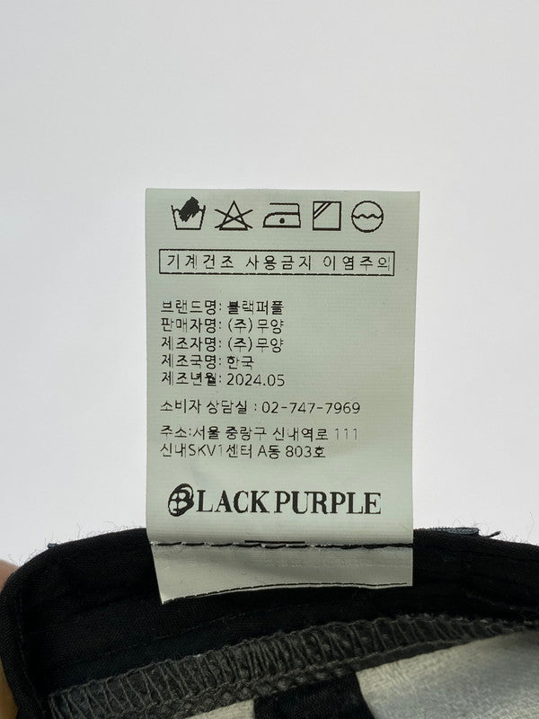 【未使用品】【レディース】  BLACK PURPLE ブラックパープル VORTEX STRAP EYELET CAP ボルテックスストラップアイレットキャップ レディース 帽子 韓国 185-241124-em-12-min カラー：グレー 万代Net店