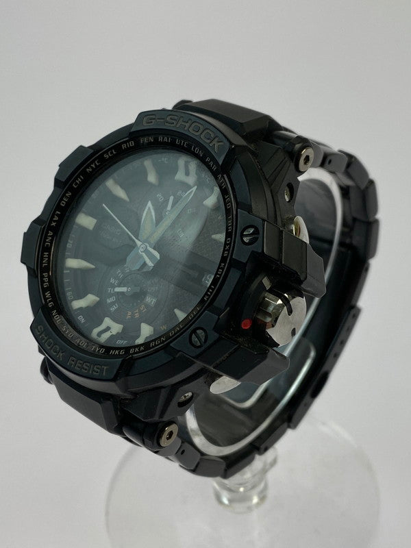 【中古品】【メンズ】 G-SHOCK ジーショック GW-A1000D-1AJF  SKY COCKPIT 電波ソーラー腕時計 スカイ コックピット 腕時計 ウォッチ 196-241121-me-17-min カラー：BLACK 万代Net店