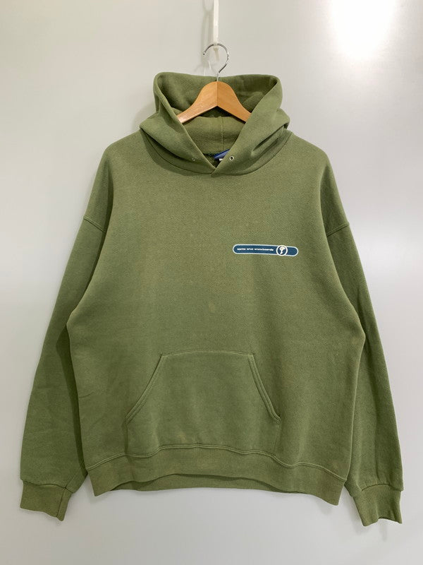 【中古品】【メンズ】  SANTA CRUZ サンタクルーズ NHSタグ 90’S PULLOVER HOODIE プルオーバーパーカー 146-241119-AS-14-min サイズ：L カラー：グリーン 万代Net店