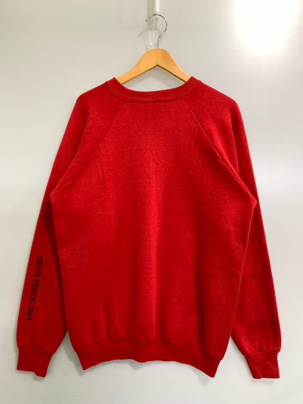 【中古品】【メンズ】  EXXON MASTERCARD エクソンマスターカード ”TIGER"SWEATSHIRT スウェット トレーナー 146-241119-AS-12-min サイズ：XL カラー：レッド 万代Net店