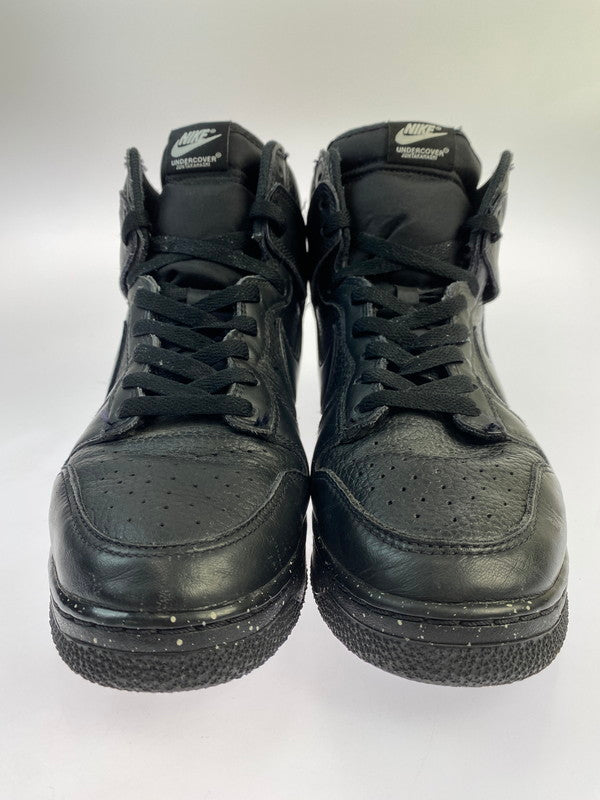 【中古品】【メンズ】 NIKE ナイキ ×UNDERCOVER アンダーカバー DQ4121-001 DUNK HIGH CHAOS  BLACK ダンク ハイ スニーカー シューズ 靴 160-241121-me-05-min サイズ：27.5cm US9.5 カラー：BLACK/BLACK-WHITE 万代Net店