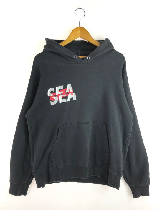 【中古品】【メンズ】 WIND AND SEA ウィンダンシー × GOD SELECTION XXX ゴッドセレクション コラボ PULLOVER HOODIE WDS-XXX-SP-07 プルオーバーフーディー 142-251028-rt-13-tag サイズ：L カラー：ブラック 万代Net店
