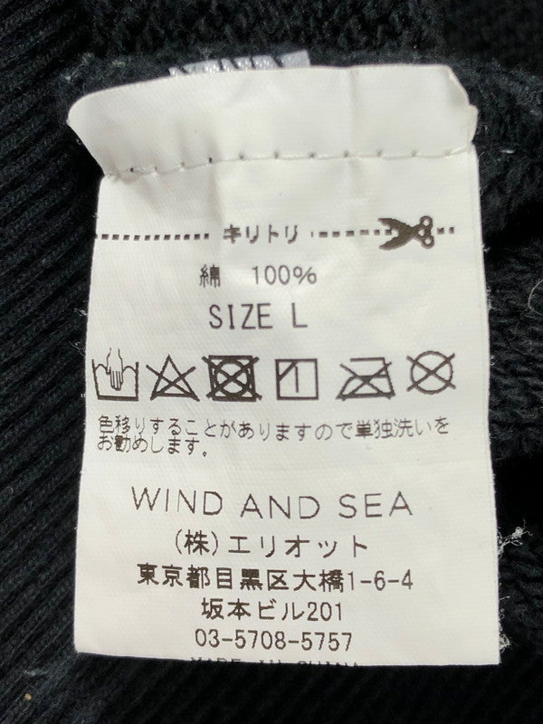 【現状渡し品】【メンズ】 WIND AND SEA ウィンダンシー × GOD SELECTION XXX ゴッドセレクション コラボ PULLOVER HOODIE WDS-XXX-SP-07 プルオーバーフーディー 142-251028-rt-13-tag サイズ：L カラー：ブラック 万代Net店