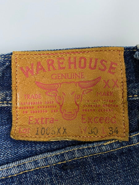 【中古品】【メンズ】 WAREHOUSE ウエアハウス LOT.1003XX 水牛パッチ WWII MODEL DENIM PANTS デニムパンツ 156-241123-ks-25-min サイズ：30×34 カラー：インディゴ 万代Net店