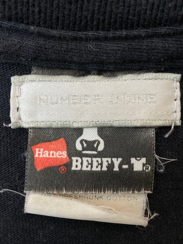 【中古品】【メンズ】 NUMBER(N)INE ナンバーナイン ABOUT A BOY期 07SS STAFF TEE Tシャツ トップス 140-241122-ks-22-min サイズ：不明 カラー：ブラック 万代Net店