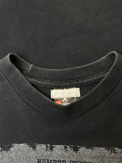 【中古品】【メンズ】 NUMBER(N)INE ナンバーナイン ABOUT A BOY期 07SS STAFF TEE Tシャツ トップス 140-241122-ks-22-min サイズ：不明 カラー：ブラック 万代Net店