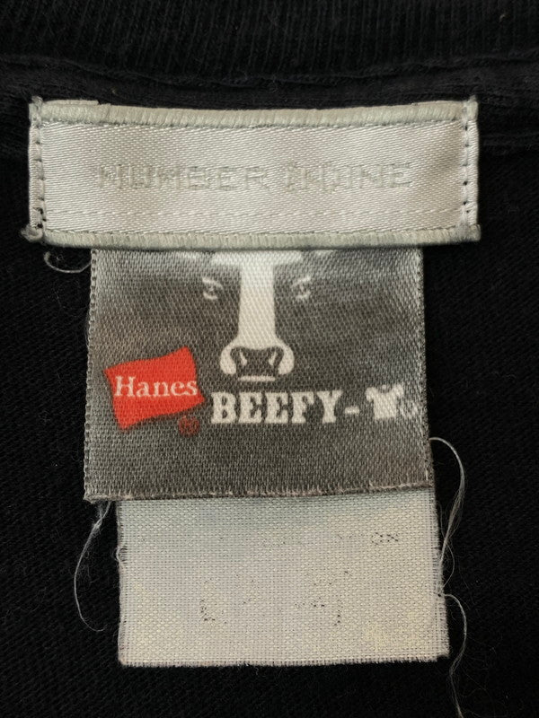 【中古品】【メンズ】 NUMBER(N)INE ナンバーナイン THS期 05AW STAFF TEE Tシャツ トップス 140-241122-ks-24-min サイズ：不明 カラー：ブラック 万代Net店