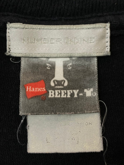 【中古品】【メンズ】 NUMBER(N)INE ナンバーナイン THS期 05AW STAFF TEE Tシャツ トップス 140-241122-ks-24-min サイズ：不明 カラー：ブラック 万代Net店