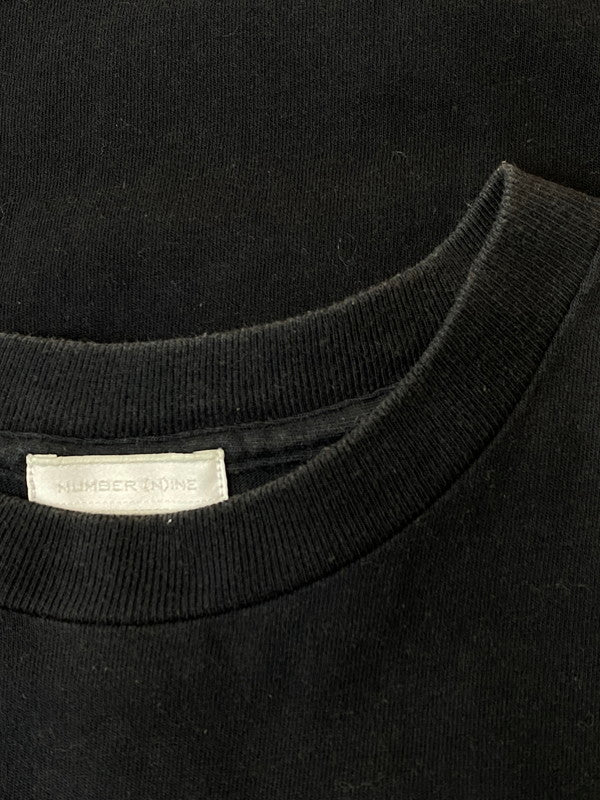 【中古品】【メンズ】 NUMBER(N)INE ナンバーナイン THS期 05AW STAFF TEE Tシャツ トップス 140-241122-ks-24-min サイズ：不明 カラー：ブラック 万代Net店