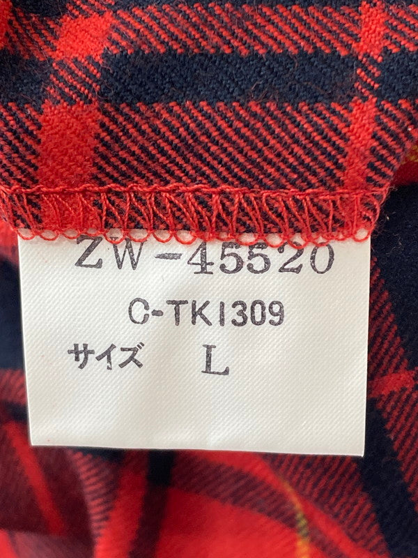 【中古美品】【メンズ】  VAN ヴァン 90S TARTAN CHECK SLACKS ボトムス パンツ ズボン 157-241124-AS-5-min サイズ：L カラー：レッド系 万代Net店