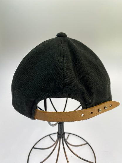 【中古品】【メンズ/レディース】 NINE TAILOR ナインテイラー CAP キャップ 帽子 デニム 牛革ベルト 185-250722-em-31-min カラー：ブラック 万代Net店