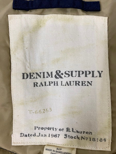 【中古品】【メンズ】 RALPH LAUREN ラルフローレン DENIM&SUPPLY 星条旗ダウンジャケット 147-241123-ks-21-min サイズ：S カラー：ブラック 万代Net店