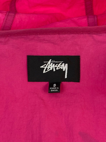 【中古品】【メンズ】 STUSSY ステューシー BEACH SHELL WAVE DYE JACKET ビーチ シェル ウェーブ ダイ ジャケット アウター 142-241122-yn-21-min サイズ：S カラー：ピンク 万代Net店