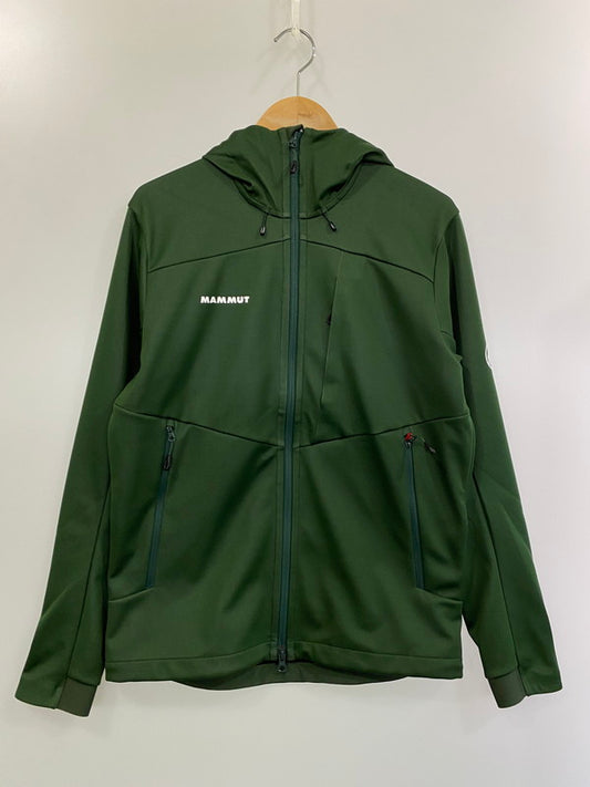 【中古美品】【メンズ】 Mammut マムート 1011-01780-40135-113 ULTIMATE VII SO HOODED JACKET AF MEN アルティメイトフーデッドジャケット 144-241122-ks-28-min サイズ：M カラー：グリーン 万代Net店