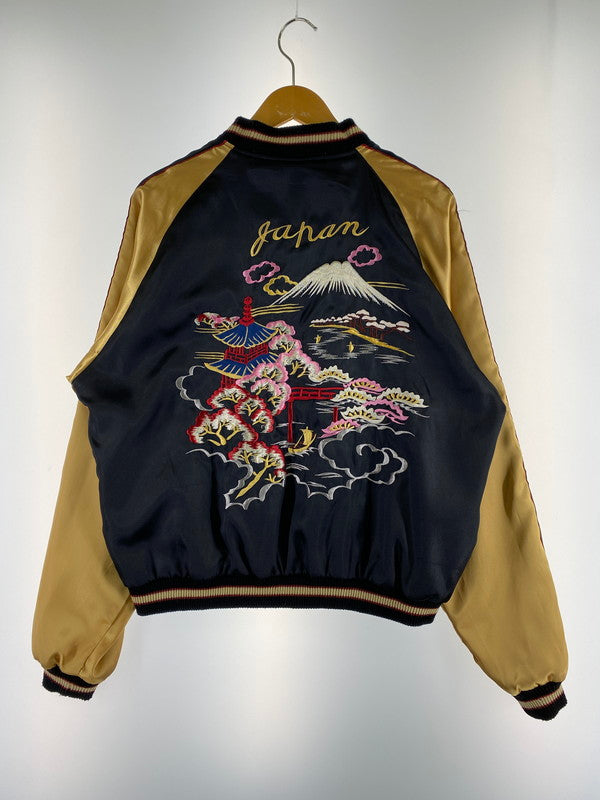 【中古品】【メンズ】  TAILOR TOYO REVERSIBLE SOUVENIR JACKET TT11006 テーラー東洋 2005 店舗限定モデル 富士山 × 昭和基地 スーベニアジャケット アウター 145-241122-yn-27-min サイズ：XL カラー：ブラック/オリーブグリーン 万代Net店