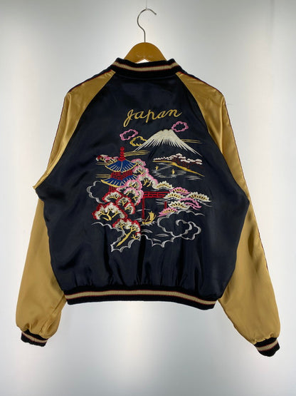 【中古品】【メンズ】  TAILOR TOYO REVERSIBLE SOUVENIR JACKET TT11006 テーラー東洋 2005 店舗限定モデル 富士山 × 昭和基地 スーベニアジャケット アウター 145-241122-yn-27-min サイズ：XL カラー：ブラック/オリーブグリーン 万代Net店