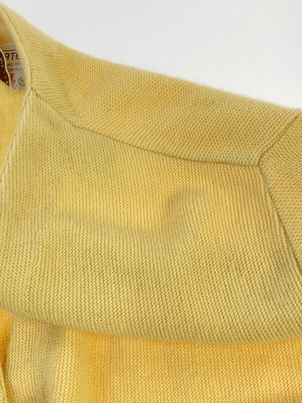【現状渡し品】【メンズ】 JEFFMATES ジェフメイツ 70'S カーディガン 1970年代 メンズ トップス 146-260617-KS-22-min サイズ：S カラー：イエロー系 万代Net店