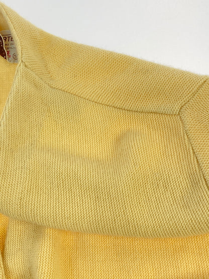 【現状渡し品】【メンズ】 JEFFMATES ジェフメイツ 70'S カーディガン 1970年代 メンズ トップス 146-260617-KS-22-min サイズ：S カラー：イエロー系 万代Net店
