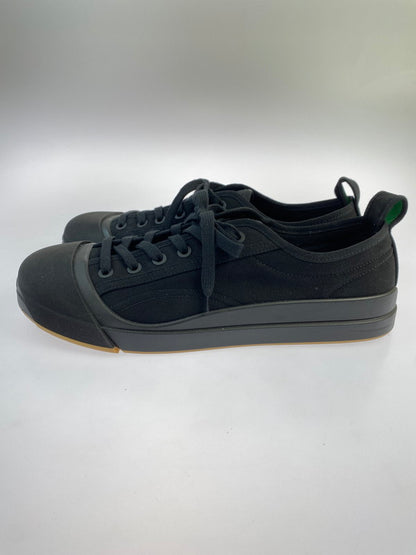 【中古品】【メンズ】 BOTTEGAVENETA ボッテガヴェネタ VULCAN SNEAKERS CANVAS BLACK バルカン スニーカー シューズ 靴 183-241125-me-12-min サイズ：46 カラー：ブラック 黒 万代Net店