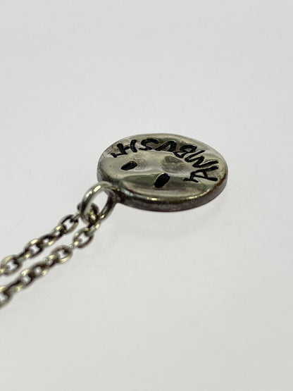 【中古品】【メンズ/レディース】 AMBUSH アンブッシュ SMILEY CHARM NECKLACE スマイリー チャーム ネックレス アクセサリー 192-241128-me-15-min カラー：シルバー 万代Net店