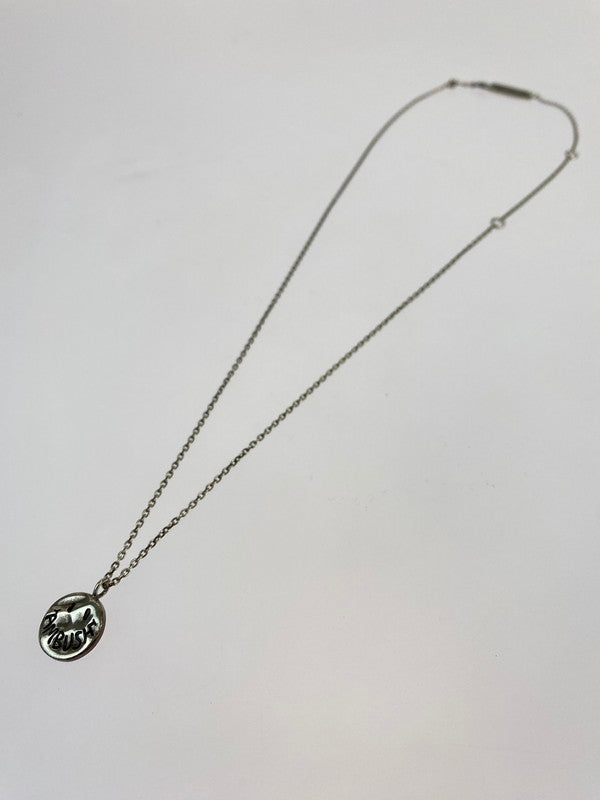 【中古品】【メンズ/レディース】 AMBUSH アンブッシュ SMILEY CHARM NECKLACE スマイリー チャーム ネックレス アクセサリー 192-241128-me-15-min カラー：シルバー 万代Net店