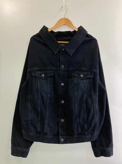 【中古美品】【メンズ】 BALENCIAGA バレンシアガ 786638 24SS OFF SHOULDER JACKET オフショルダージャケット 141-241123-ks-35-min サイズ：S カラー：ブラック系 万代Net店