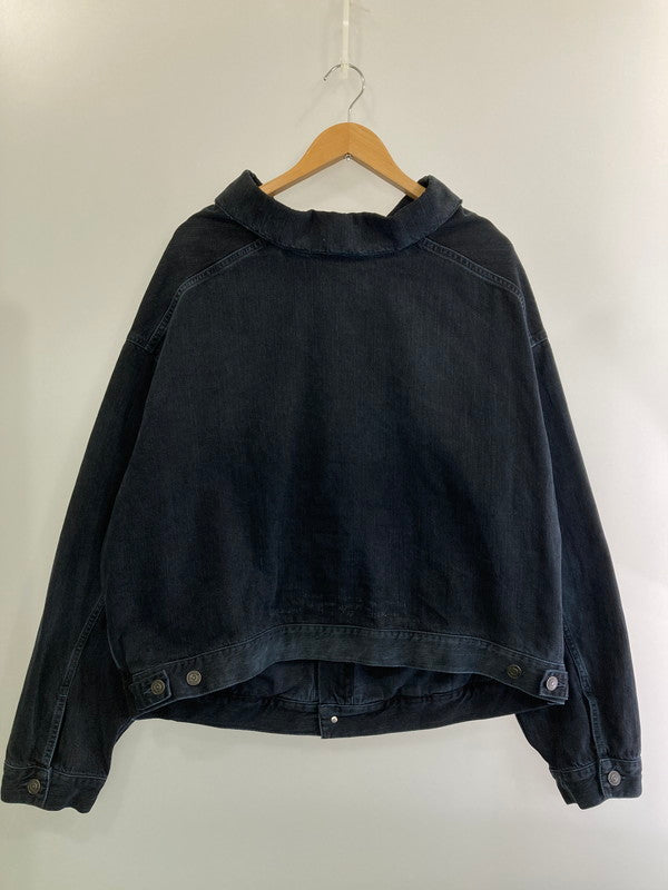 【中古美品】【メンズ】 BALENCIAGA バレンシアガ 786638 24SS OFF SHOULDER JACKET オフショルダージャケット 141-241123-ks-35-min サイズ：S カラー：ブラック系 万代Net店