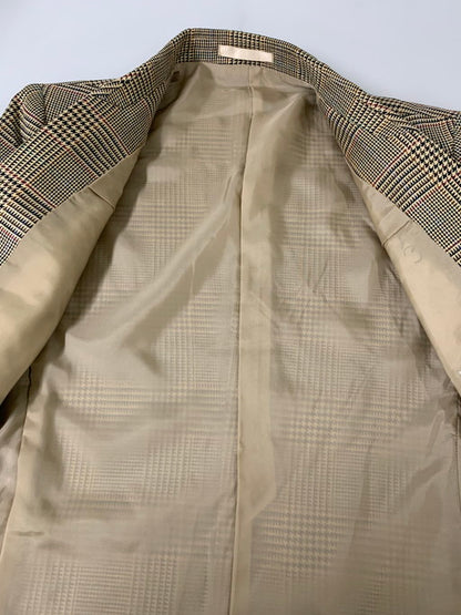 【中古品】【レディース】 Burberrys バーバリーズ CHECK SUIT FJA24-200 チェックスーツ セットアップ ジャケット スカート 170-250225-yn-11-min サイズ：9AR カラー：ブラウン系 万代Net店