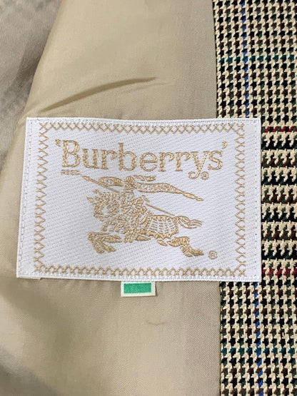 【中古品】【レディース】 Burberrys バーバリーズ CHECK SUIT FJA24-200 チェックスーツ セットアップ ジャケット スカート 170-250225-yn-11-min サイズ：9AR カラー：ブラウン系 万代Net店