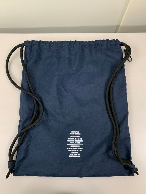 【中古品】【メンズ/レディース】  RE FRESH SERVICE リフレッシュサービス SAUNA KNAPSACK バッグ ナップサック 188-250112-AS-6-min カラー：ネイビー 万代Net店