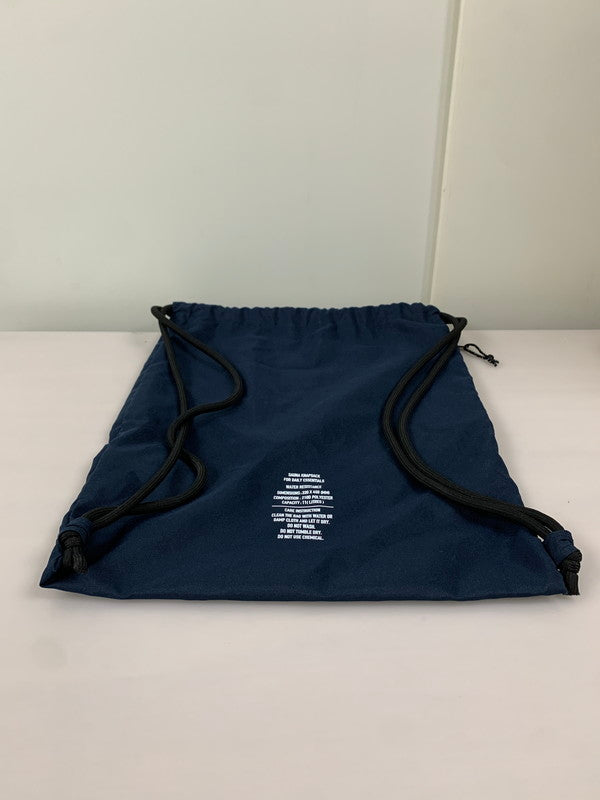 【中古品】【メンズ/レディース】  RE FRESH SERVICE リフレッシュサービス SAUNA KNAPSACK バッグ ナップサック 188-250112-AS-6-min カラー：ネイビー 万代Net店