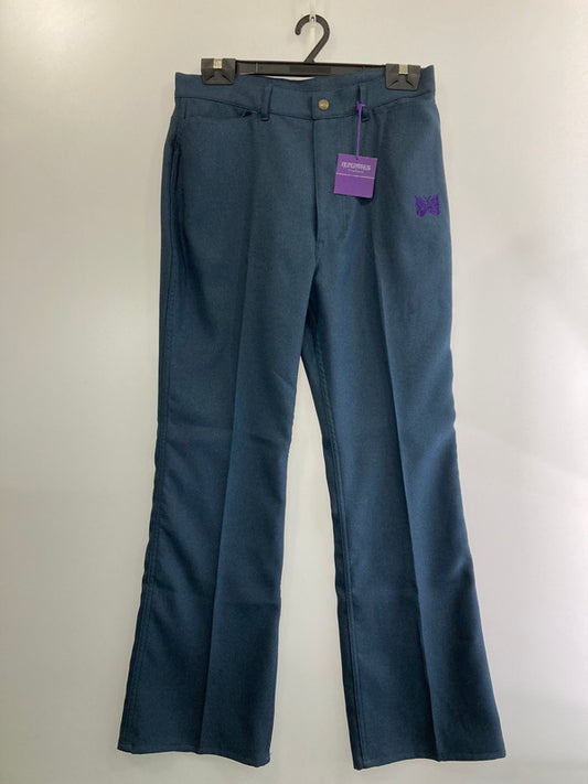 【中古品】【メンズ】 Needles ニードルス LQ172 BOOT CUT JEAN POLY TWILL ブーツカットパンツ ポリエステルツイル ボトムス 151-241126-me-35-min サイズ：M カラー：ブルー系 万代Net店