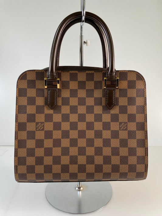 【中古品】【レディース】 LOUIS VUITTON ルイ・ヴィトン N51155 ダミエ・トリアナ ハンドバッグ 179-241125-me-22-min カラー：ブラウン 万代Net店