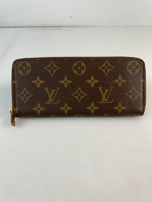 【中古品】【メンズ/レディース】 LOUIS VUITTON ルイ・ヴィトン M60742 モノグラム・ポルトフォイユクレマンス 長財布 ロングウォレット 179-241125-me-24-min カラー：ブラウン 万代Net店