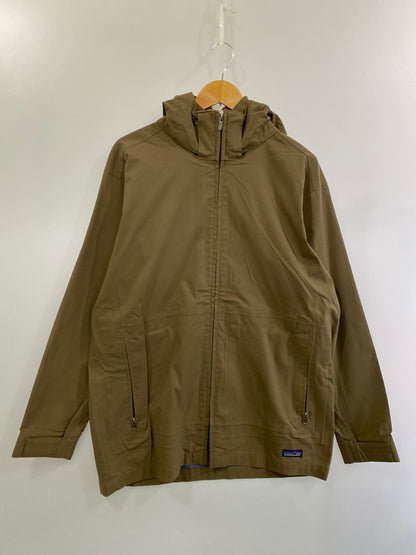 【中古品】【メンズ】 patagonia パタゴニア サンダーシェル ナイロンジャケット 27700F5 メンズ アウター 上着 144-241128-em-08-min サイズ：M カラー：ベージュ 万代Net店