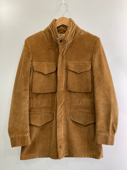 【中古品】【メンズ】  JEFREY BANKS FOR LAKELAND ジェフバンクス M-65 TALON ZIP CORDUROY FIELD JACKET タロン ジッパー コーデュロイジャケット アウター 146-241126-me-29-min サイズ：36 カラー：ベージュ 万代Net店