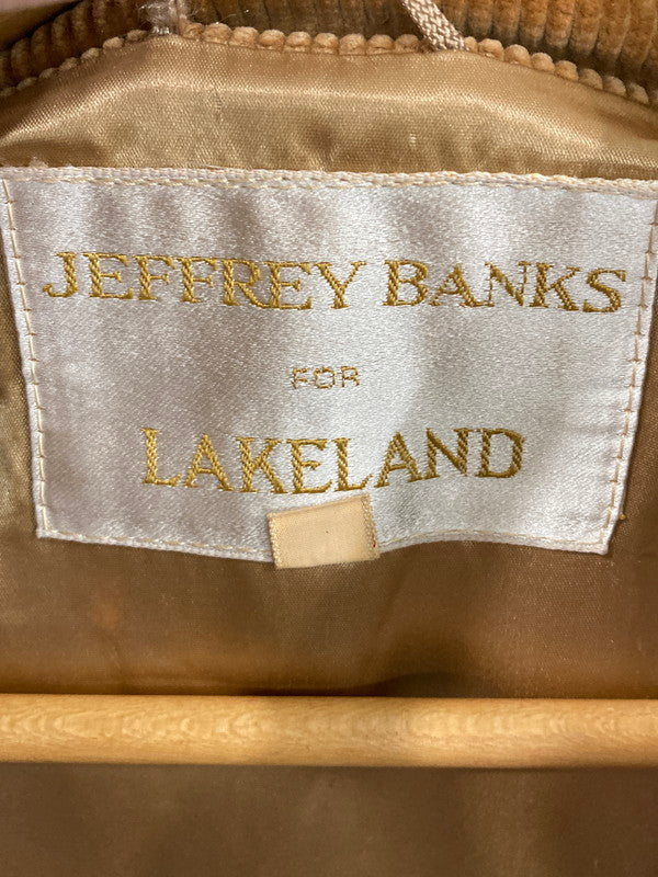 【中古品】【メンズ】  JEFREY BANKS FOR LAKELAND ジェフバンクス M-65 TALON ZIP CORDUROY FIELD JACKET タロン ジッパー コーデュロイジャケット アウター 146-241126-me-29-min サイズ：36 カラー：ベージュ 万代Net店