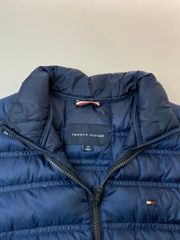 【中古品】【メンズ】 TOMMY HILFIGER トミーヒルフィガー NYLON JACKET C8878B9423-611 ライナー付き ナイロンジャケット アウター 147-241202-yn-23-min サイズ：S カラー：ネイビー/ホワイト/レッド 万代Net店