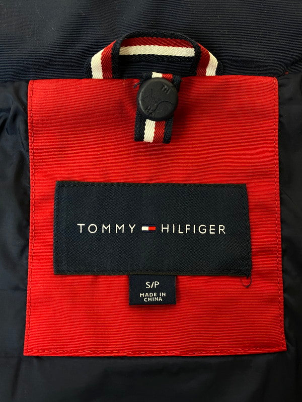 【中古品】【メンズ】 TOMMY HILFIGER トミーヒルフィガー NYLON JACKET C8878B9423-611 ライナー付き ナイロンジャケット アウター 147-241202-yn-23-min サイズ：S カラー：ネイビー/ホワイト/レッド 万代Net店