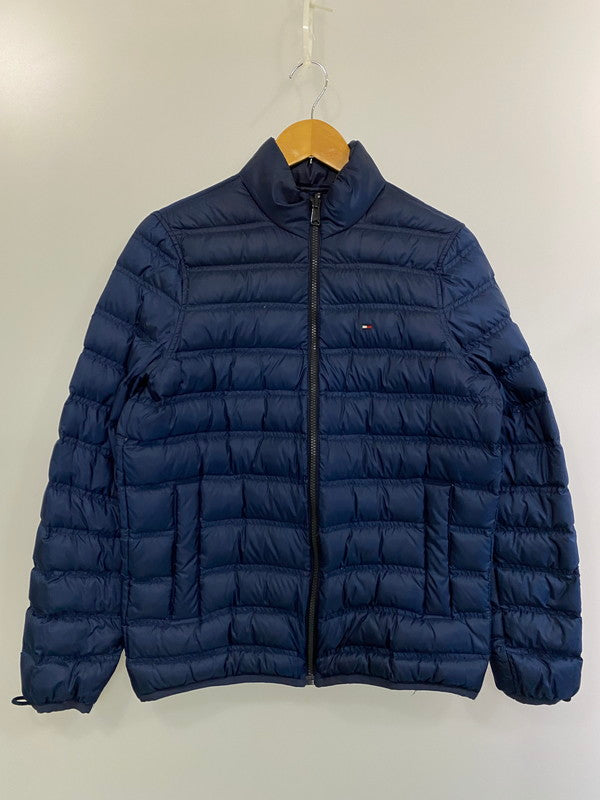 【中古品】【メンズ】 TOMMY HILFIGER トミーヒルフィガー NYLON JACKET C8878B9423-611 ライナー付き ナイロンジャケット アウター 147-241202-yn-23-min サイズ：S カラー：ネイビー/ホワイト/レッド 万代Net店