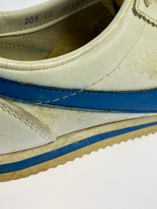 【現状渡し品】【メンズ】 NIKE ナイキ S17459 USA製 80S VINTAGE LEATHER CORTEZ 靴 シューズ スニーカー 160-241124-AS-31-min カラー：ホワイト/ブルー 万代Net店