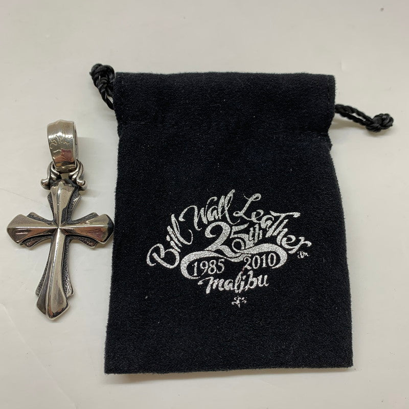 【中古品】【メンズ】 BILL WALL LEATHER ビルウォールレザー 2005 CROSS PENDANT LARGE クロス ペンダントトップ 192-241128-me-06-min カラー：シルバー 万代Net店